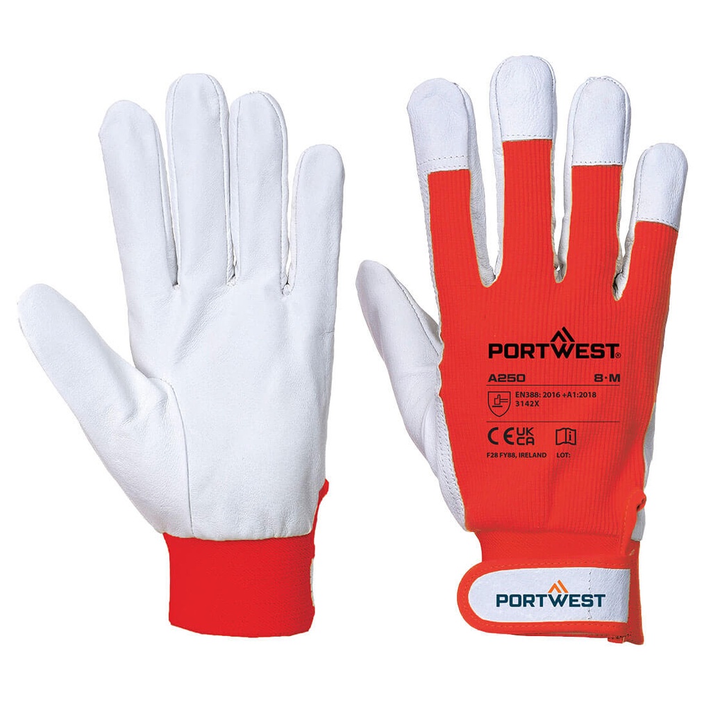 [A250-L/9] GANT A250 EN420  - FERMETURE PAR BANDE (L/9)