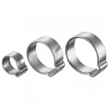 Collier à 1 oreille acier traité Ø 11-13 (100 pcs)PREVOST