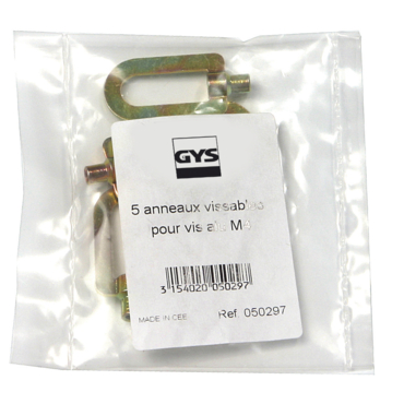 [⚠Déstockage] 5 ANNEAUX TIRAGE GOUJONS M4 GYS (SACHET)