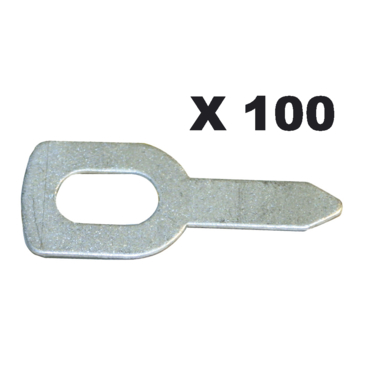 100 ANNEAUX DE TIRAGE DROITS GYS (SACHET)