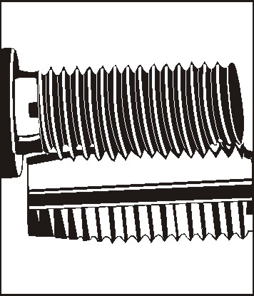 [07212VO] [⚠Déstockage] GEWINDEEINSATZ M8X1.00 *100* (SACHET)