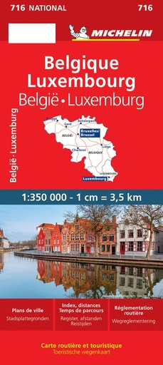 CARTE BELGIQUE-LUXEMB. MICHELIN (PIECE)