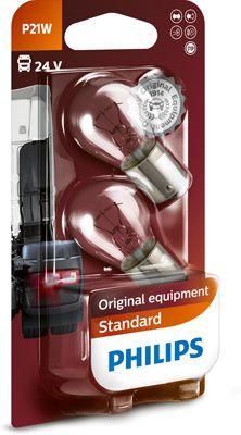 [13498B2] Philips P21W 24V 21W BA15s