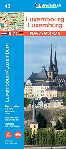 [⚠Déstockage] PLAN DE VILLE DE LUXEMBOURG MICHELIN (PIECE)