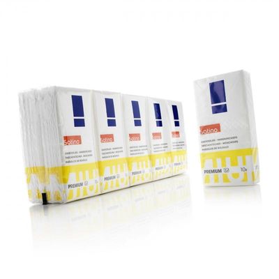 [170731wepa] [⚠Déstockage] MOUCHOIR 4 PLIS EXTRA BLANC 1 pack de 10 étuis