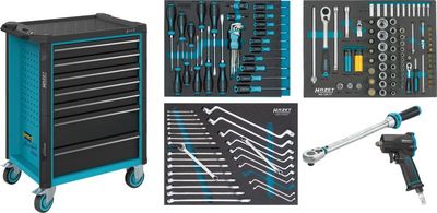 [179N-7/137] HAZET - Servante d'atelier servante d'atelier Assistent ∙ avec assortiment