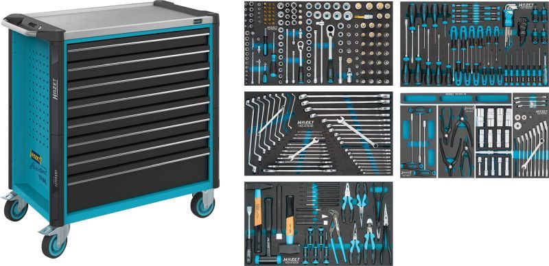 [179NXL-8/321] HAZET - Servante d'atelier Assistent® ∙ avec assortiment ∙ 321 pièces
