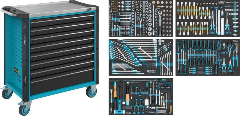 [179NXL-8/440] HAZET - Servante d'atelier Assistent® ∙ avec assortiment ∙ 440 pièces