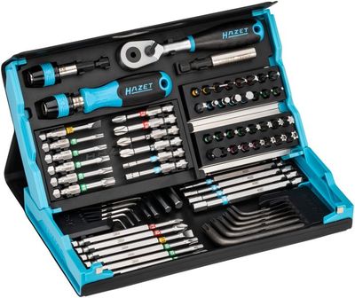 [2200SC-31] HAZET - Jeu d'embouts-tournevis (bits) dans coffret SmartCase ∙ 73 pièces