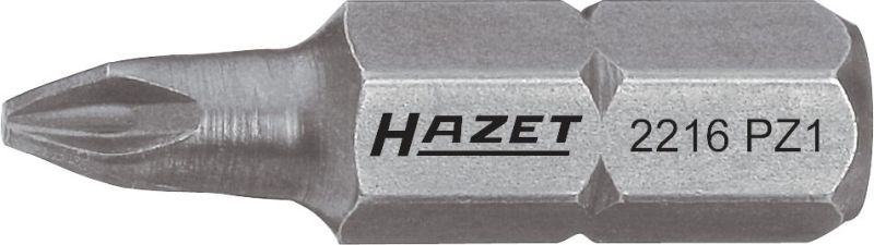 [2216-PZ3] HAZET Embout-tournevis (bit) 2216-PZ3 ∙ Hexagone massif 1/4 pouce (6,3 mm) ∙ Profil Pozidriv PZ ∙ Taille PZ3