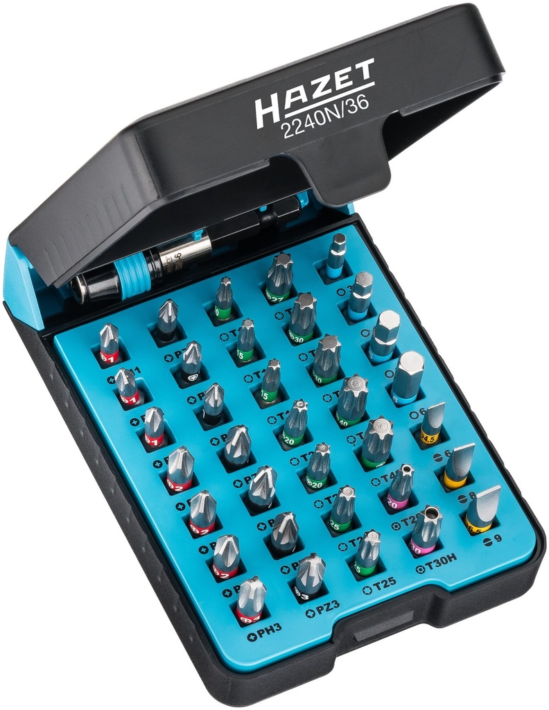 [2240N/36] HAZET - Jeu d'embouts-tournevis (bits)