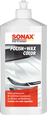 [296000SONAX]  SONAX 02960000 Polish + wax color blanc 500 ml