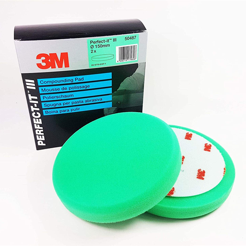 [3M50487] MOUSSE DE POLISSAGE VERT 3M PE