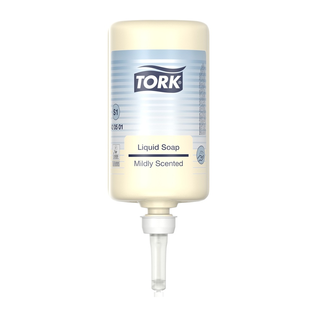 420501 Tork Savon Liquide Doux S1 Premium vendu au CARTON de 6