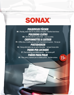 [422200SONAX]  SONAX 04222000 Chiffonnettes a lustrer 15 pcs