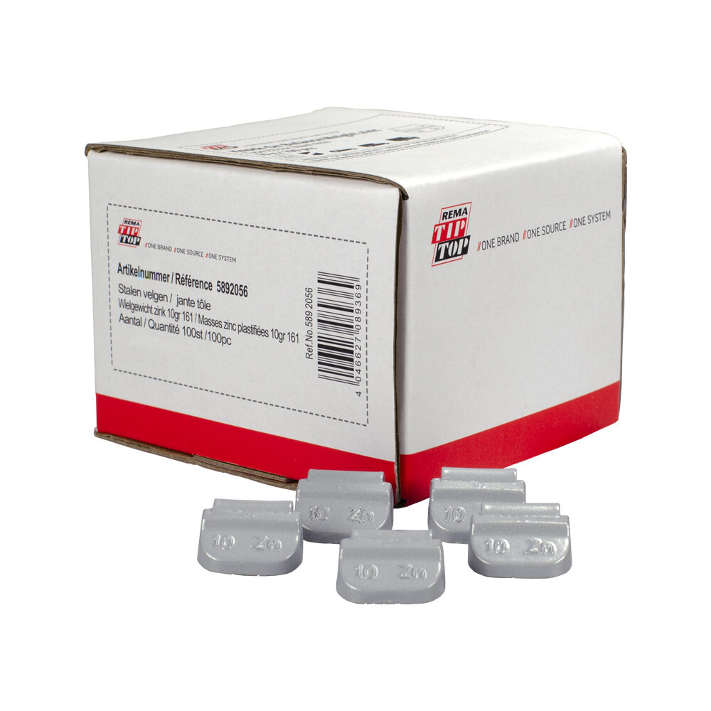 [5892056] Rema Tip Top Masses zinc Type161 10gr pour jante tôle gris 100pc