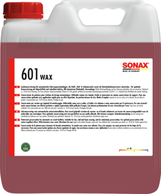SONAX 06016000 Cire de préservation Wax 10L