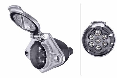 [8JB003833001] [⚠Déstockage] PRISE FEMELLE 7 POLES 24V DIN|METAL (PIECE)