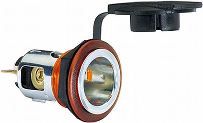 [⚠Déstockage] PRISE 2 POLES 12V+24V ROUGE (PIECE)