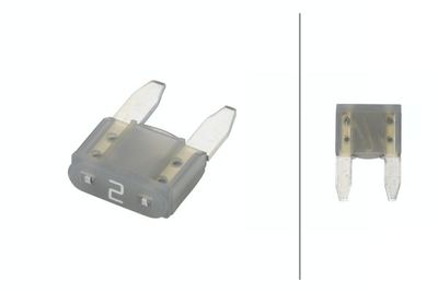 [8JS728596081] [⚠Déstockage] FUSIBLE PLAT MINI 2A GRIS (PIECE)