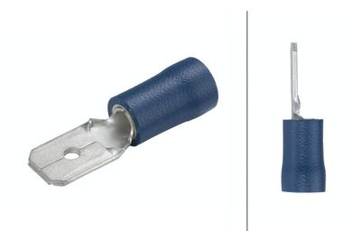 [8KW044288003] [⚠Déstockage] COSSE PLATE MALE BLEU 6.3X0.8 (PIECE)