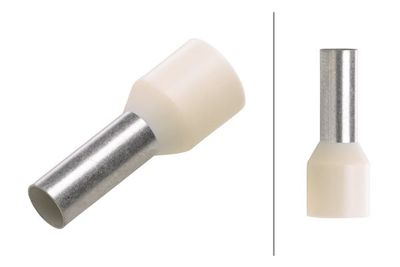 [⚠Déstockage] DOUILLE D'EXTREMITE DE CABLE BLANC|10MM2 5MM (PIECE)