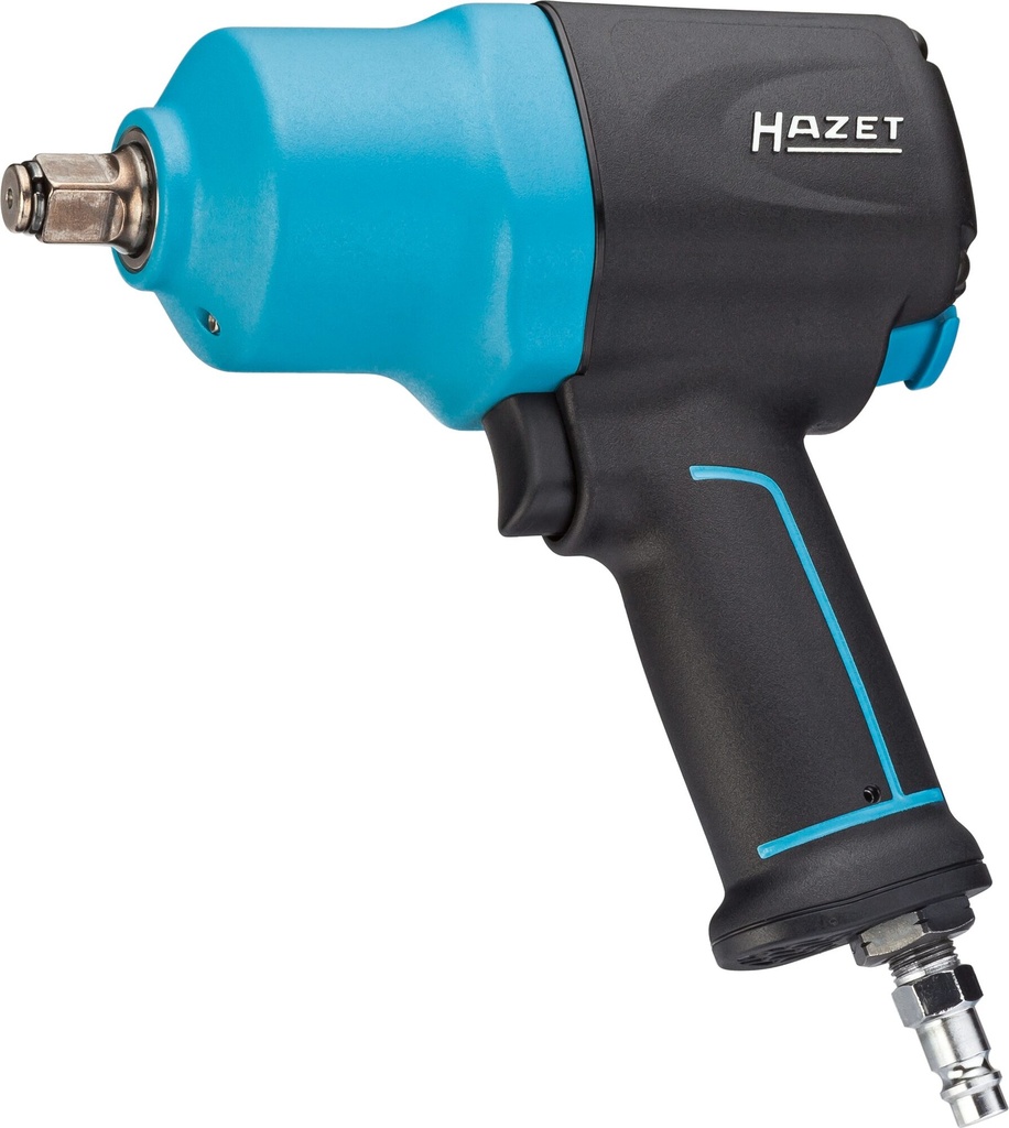 [9012EL-SPC] HAZET Clé à chocs 9012EL-SPC ∙ Couple de desserrage maximal [Nm]: 1700 Nm ∙ Carré massif 1/2 pouce (12,5 mm) ∙ Mécanisme de frappe à marteaux jumelés