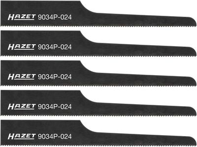 [9034P-024/5] HAZET - Jeu de lames pour scie sabre ∙ 24 dents / pouce ∙ longueur totale 93 mm
