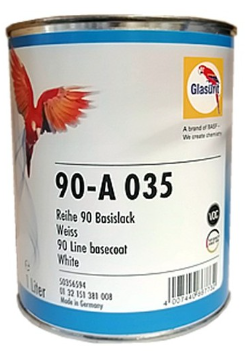[90A0351] GLASURIT - TEINTE BASE L90 WEISS GR.1 (BIDON)