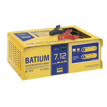 CHARGEUR AUTOM. 6V-12V A MICROPROCESSEUR (PIECE) BATIUM 7.12