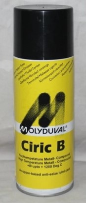 CIRIC B - DEGRIPPANT HAUTE TEMPERATURE SPRAY 400ML MOLYDUVAL (PIECE) (S00001765) (cart 72pc)