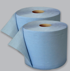 [G040GSM] 1 ROULEAU PAPIER BLEU 3 PLIS 190 METRES (ROULEAU)