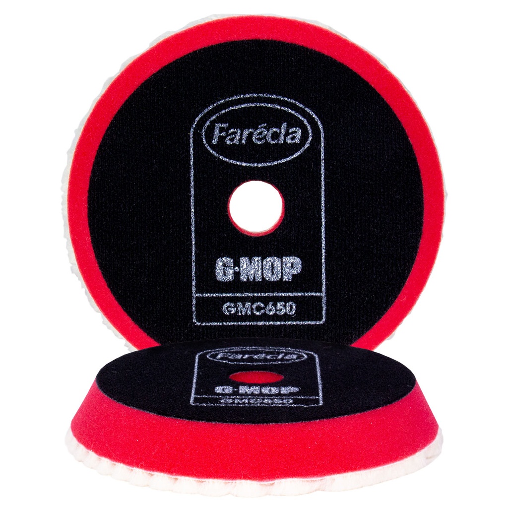 PATIN DE POLISSAGE LAINE ROUGE 150MM FARECLA (PIECE)
