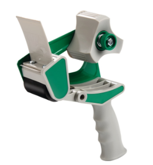H66-CP Derouleur Scotch (1 PIECE)  - Handabroller Stand.K216 Ku.grün/weiß f.Band-B.50mm
