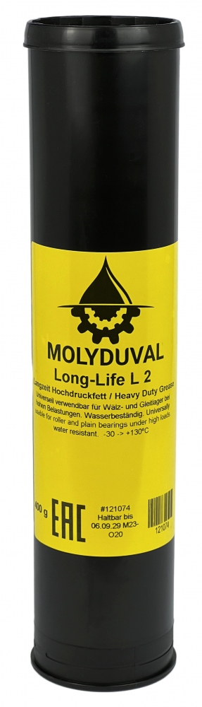 GRAISSE UNIVERSELLE CARTOUCHE 400GR MOLYDUVAL RESISTANT A L'EAU (PIECE)