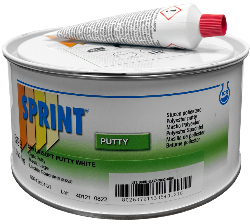 SPRINT MASTIC BLANC + ITR 1.4KG  UNISOFT WHITE + ITR 1.4KG (BIDON)