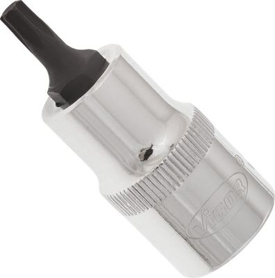 [V2153] [⚠Déstockage] VIGOR Douille mâle T ∙ V2153 ∙ Carré creux 1/2 pouce (12,5 mm) ∙ Profil en T ∙ Taille T27