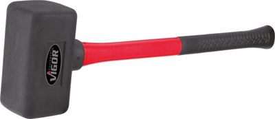 [V2235] [⚠Déstockage] VIGOR Marteau en caoutchouc de 2,5 kg ∙ V2235 ∙ Longueur : 490 mm