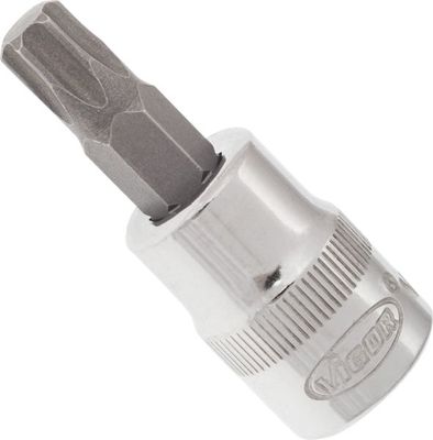 [V2297] [⚠Déstockage] VIGOR Douille mâle T ∙ V2297N ∙ Carré creux 3/8 pouce (10 mm) ∙ Profil en T ∙ Taille T45