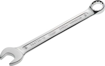 [⚠Déstockage] VIGOR Clé mixte ∙ V4473N-18 ∙ Profil à 6 pans extérieurs, Profil à 12 pans extérieurs ∙ Taille 18 mm