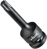 [V7017-T50] VIGOR Douille mâle à chocs T ∙ V7017-T50 ∙ Carré creux 1/2 pouce (12,5 mm) ∙ Profil en T ∙ Taille T50