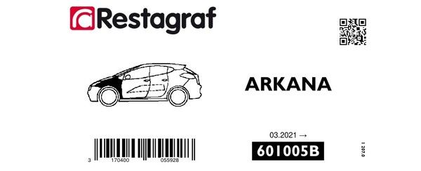 [A601005B] Fasteners kit for front fender ARKANA All versions 03.2021 →