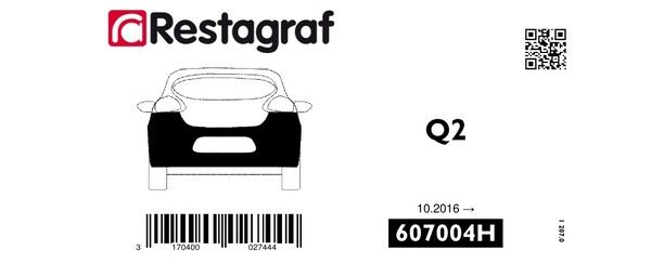 [A607004H] Fasteners kit for rear bumper Q2 10.2016 →