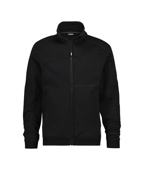 300450 DASSY® Velox Sweat-shirt NOIR +/- 305 g/m²