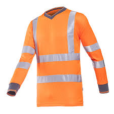 Sweat shirt haute visibilité Orange Fluo/Gris Bindal SIOEN