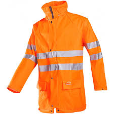 Veste de pluie haute visibilité  Orange Fluo Kassel SIOEN