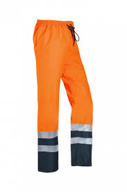 Pantalon de pluie haute visibilité Orange Fluo/Marine Tarviso SIOEN