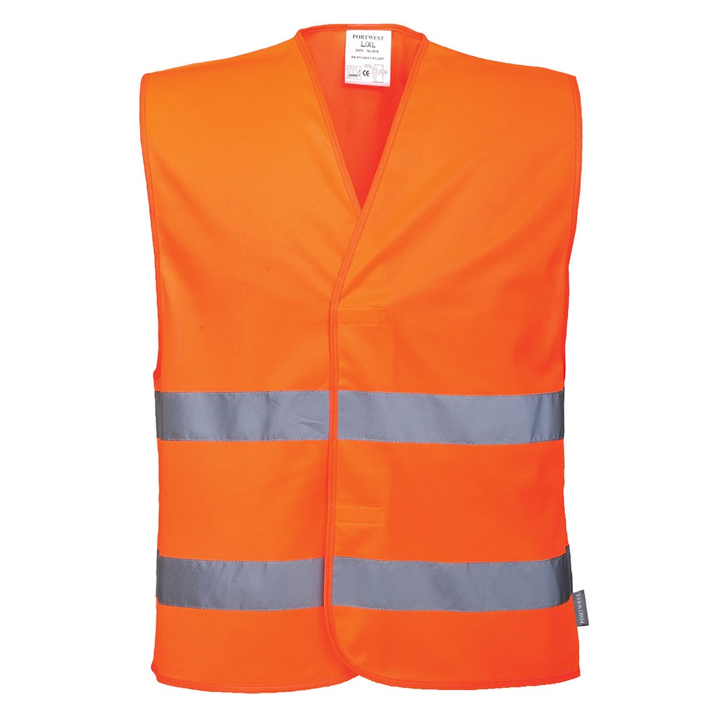 GILET SIGN. FLUO ORANGE C474O