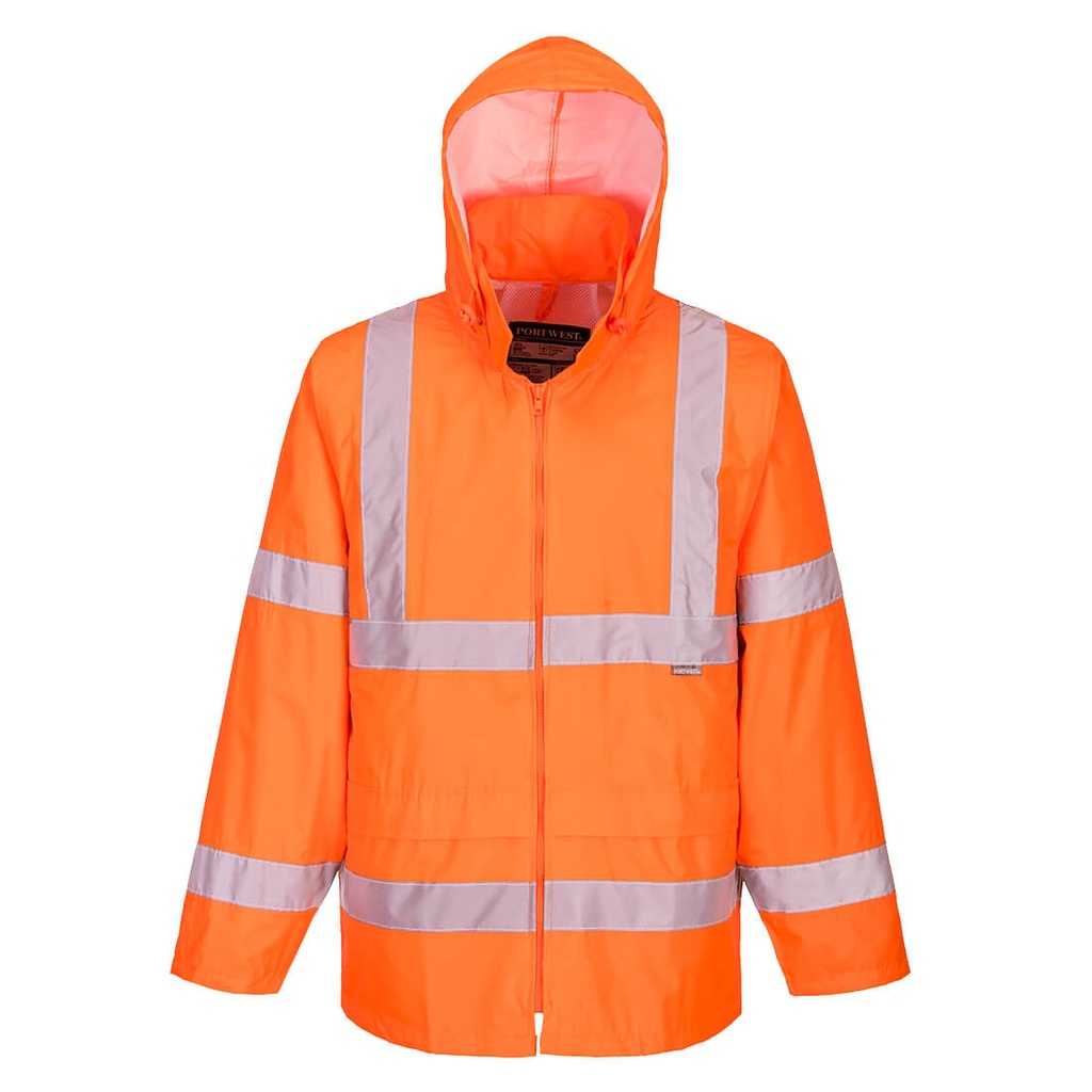 [H440O-XS] H440 - VESTE PLUIE ORANGE FLUO|EN 20471 CLASSE 3 (XS)
