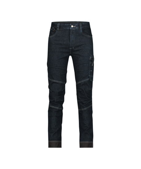 201011 DASSY® Osaka Jeans de travail stretch STANDARD BLEU JEAN/NOIR 10,25 oz/y² (+/- 350 g/m²)